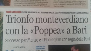 titolo gazzetta poppea